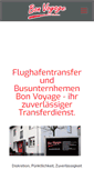Mobile Screenshot of bonvoyage-transfer.de