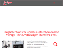 Tablet Screenshot of bonvoyage-transfer.de